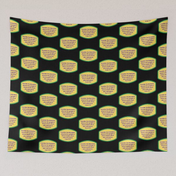 Item preview, Bible Verse Psalms 37:37 designed and sold by Prayingwarrior.