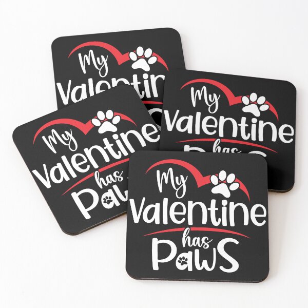 Item preview,  My Valentine Has Paws, Best Valentine's Day Gift Idea For Pet Lovers designed and sold by trendyshopy.