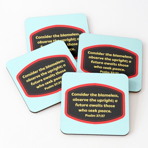 Item preview, Bible Verse Psalms 37:37 designed and sold by Prayingwarrior.