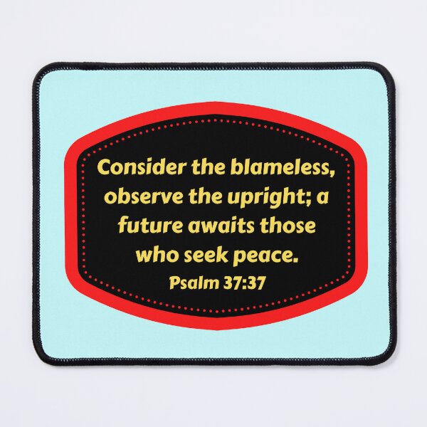 Item preview, Bible Verse Psalms 37:37 designed and sold by Prayingwarrior.
