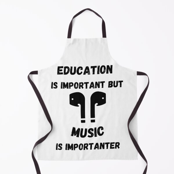 Item preview, Education Is Important But Music Is Importanter Wireless Earbuds designed and sold by LuckyKermit.