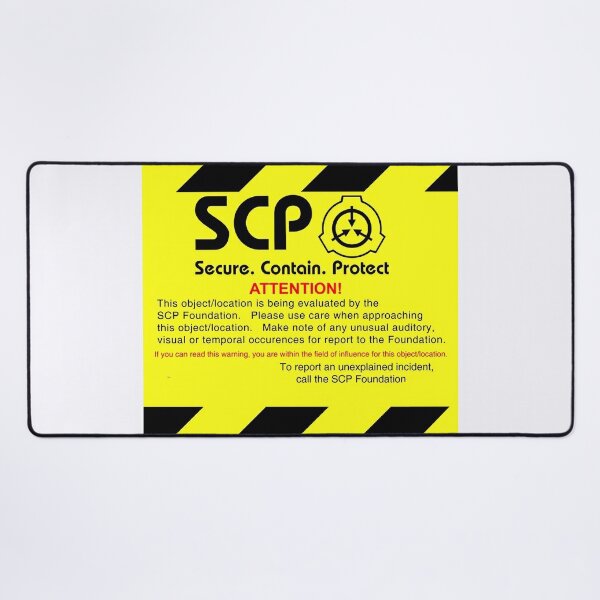 SCP Foundation Warning Attention Sticker for Sale by Yu-u-Ta