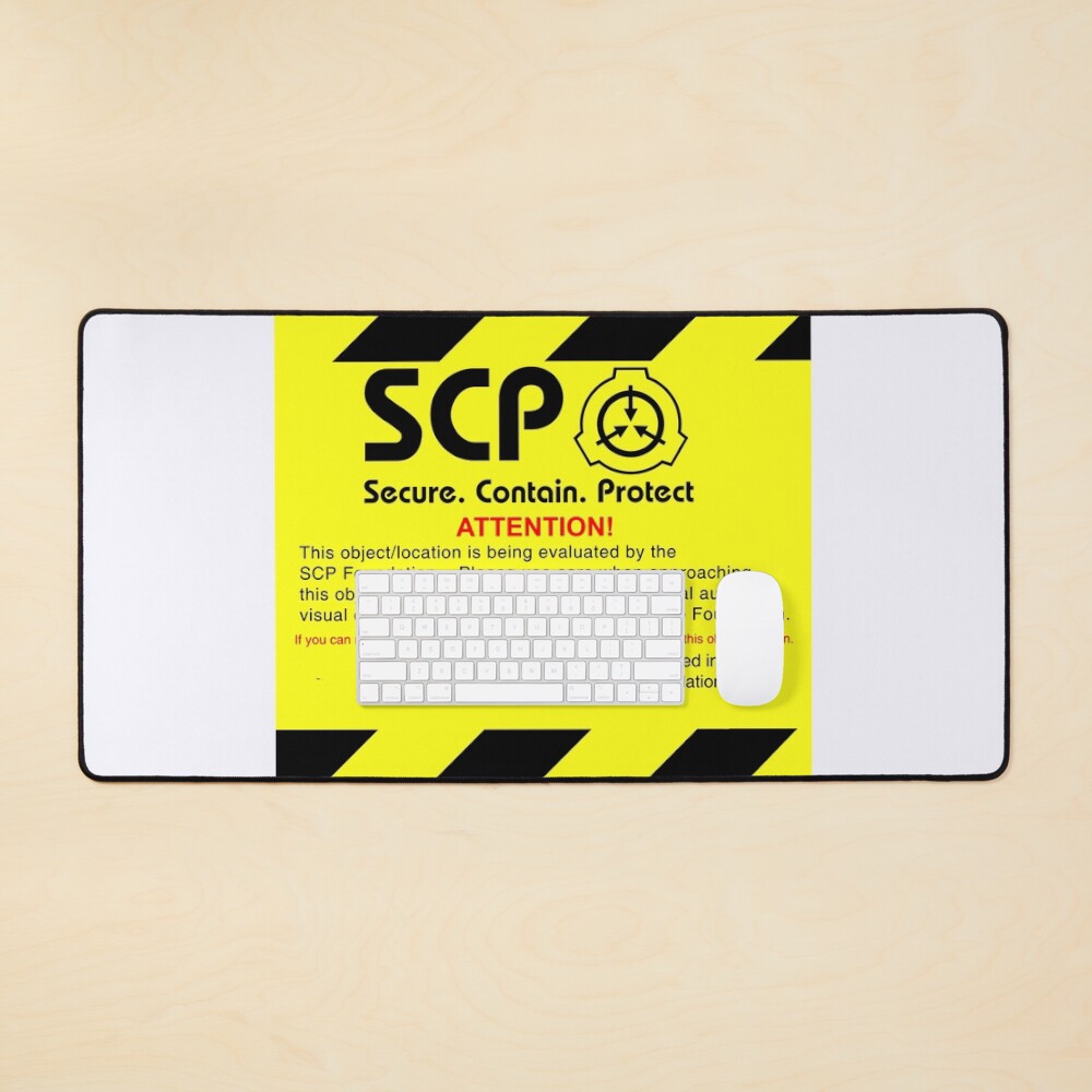 SCP Foundation Warning Attention Sticker for Sale by Yu-u-Ta