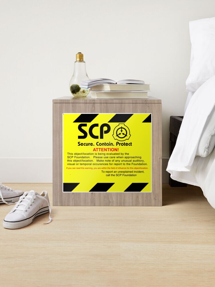 SCP Foundation Warning Attention Sticker for Sale by Yu-u-Ta