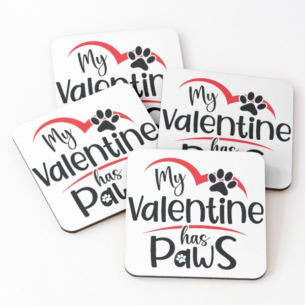 Item preview,  My Valentine Has Paws, Best Valentine's Day Gift Idea For Pet Lovers designed and sold by trendyshopy.