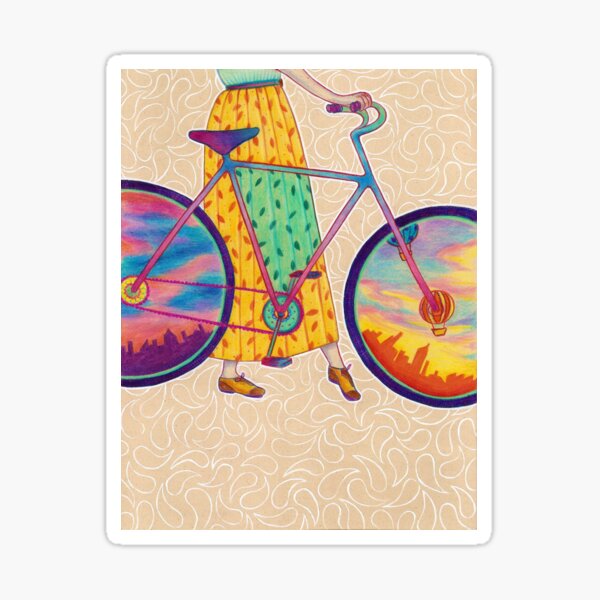 Bike tour Sticker