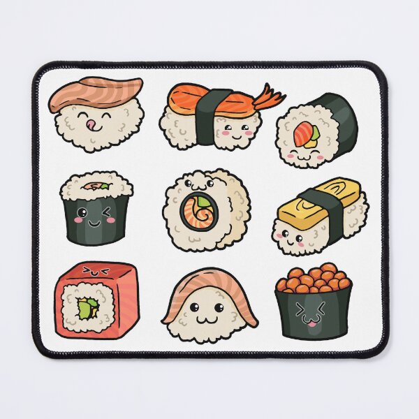 Item preview, Funny Manga Style Sushi Gift Idea Japan designed and sold by ZadzeneaArt.