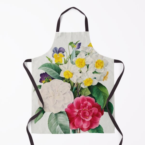 Item preview, Camellia Narcissus and Pansy bouquet by Pierre-Joseph Redoute designed and sold by InHerits.