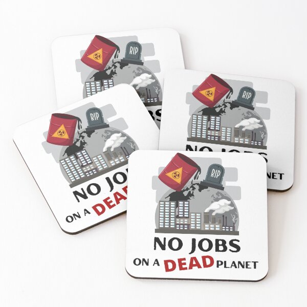 Item preview, No Jobs On A Dead Planet designed and sold by Khasanah3005.