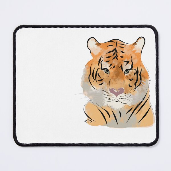 Item preview, Orange tiger digital illustration designed and sold by CreandoLios.