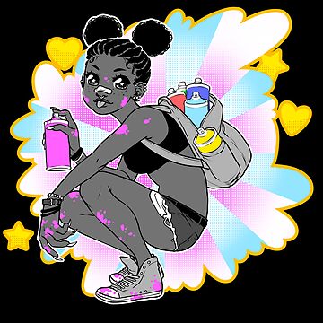 Artwork thumbnail, Spray Paint Girl by cricketbat