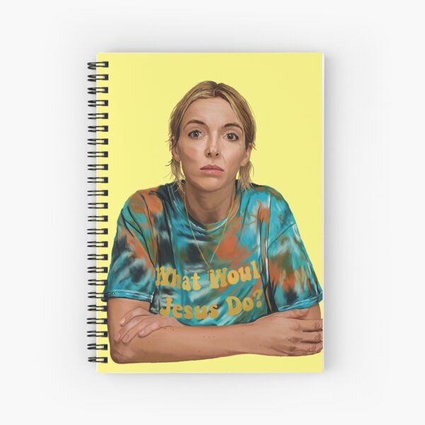 What Would Jesus Do?  Villanelle Killing Eve Season 4 , S4 first look Jodie Comer  Spiral Notebook