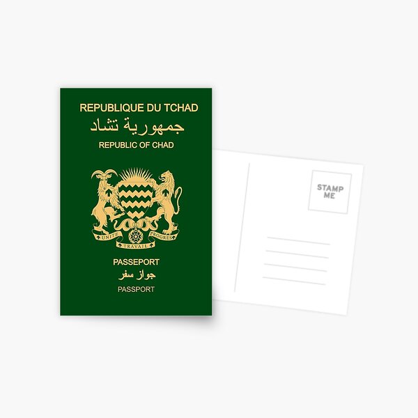Item preview, Chad passport  designed and sold by Travellerz.