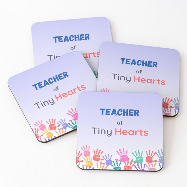 Item preview, Teacher of Tiny Hearts - Hand Prints designed and sold by JanviRamani.