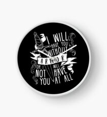 I Will Have You Without Armour | Six of Crows Clock