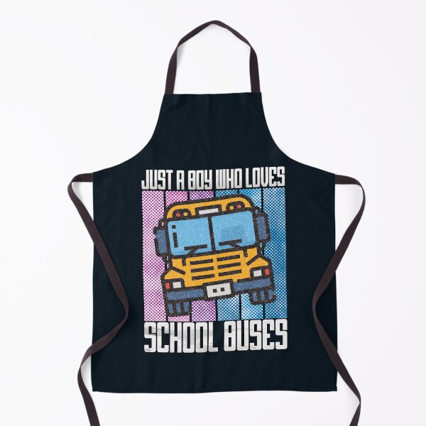 Item preview, Just a boy who loves school buses - funny quote designed and sold by VichallanStudio.