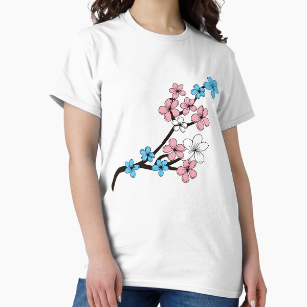 Item preview, Subtle Transgender Pride Flowers. Transgender flowers 3 designed and sold by tiredandbored.