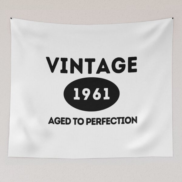 Item preview, Vintage 1961 Aged To Perfection T-ShirtVintage 1961, Aged to Perfection T-Shirt_by ArtHQ_ designed and sold by shopbadao1.