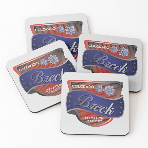 Item preview, Breckenridge USA Ski Skiing Colorado Sticker T-Shirt 03 designed and sold by OuterShellUK.