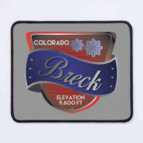 Item preview, Breckenridge USA Ski Skiing Colorado Sticker T-Shirt 03 designed and sold by OuterShellUK.