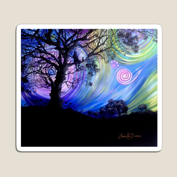 Aurora Borealis Dreaming Magnet
