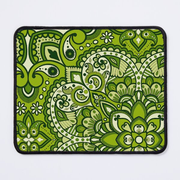 Item preview, Floral Mandala Repeat Pattern - Olive Green designed and sold by SemDesigns1.