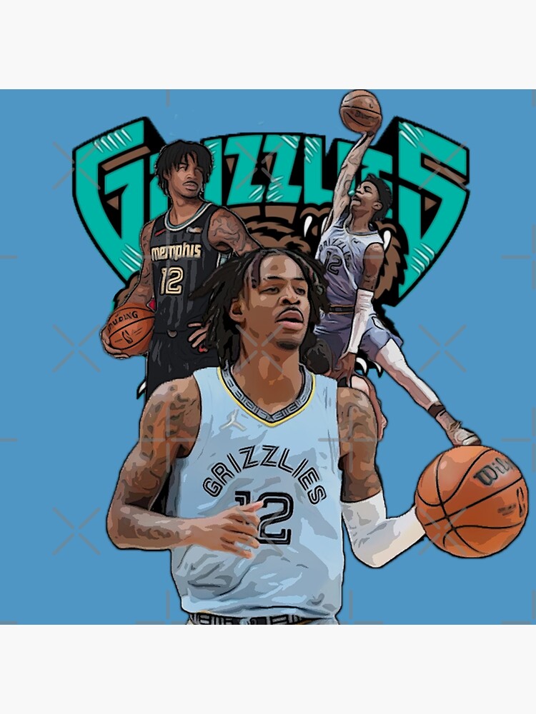 Blue Graphic Style JA Morant NBA Memphis Grizzlies Basketball