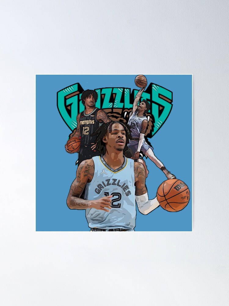 Ja Morant Design Poster for Sale by velonya