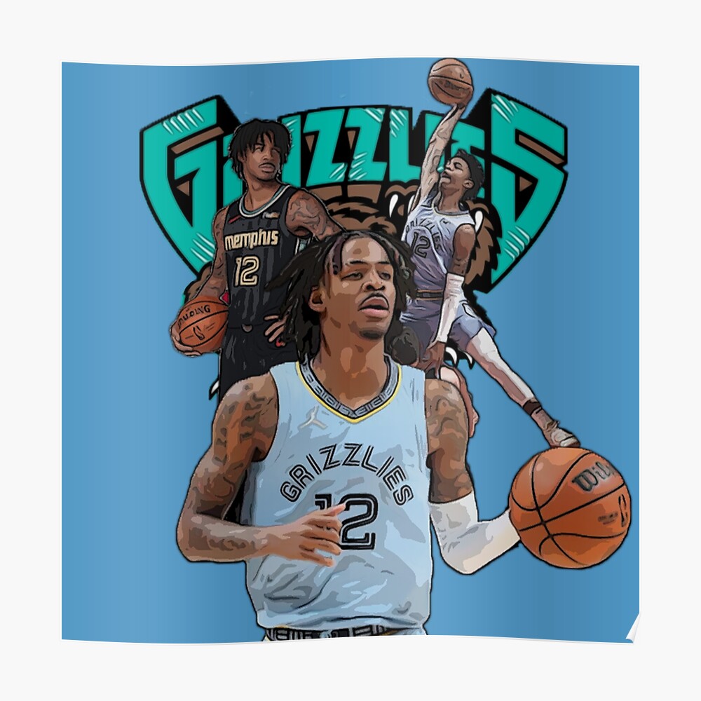Ja Morant MVP Slam Dunk Memphis Grizzlies Basketball NBA Player Shirt - Jolly Family Gifts