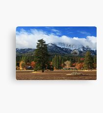 Autumn Windmill At Thompson Peak Canvas Print