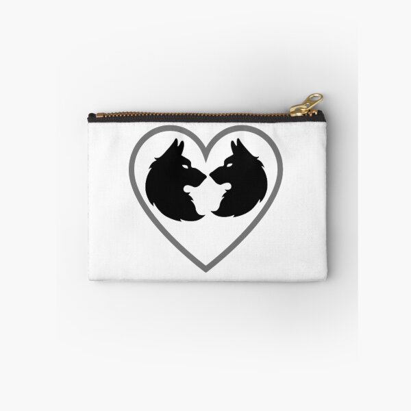 Item preview, Two wolves inside the heart designed and sold by Bilexpress.