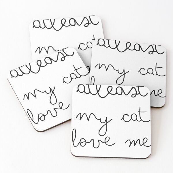 Item preview, At least my cat loves me, Valentines designed and sold by Sam Artist.