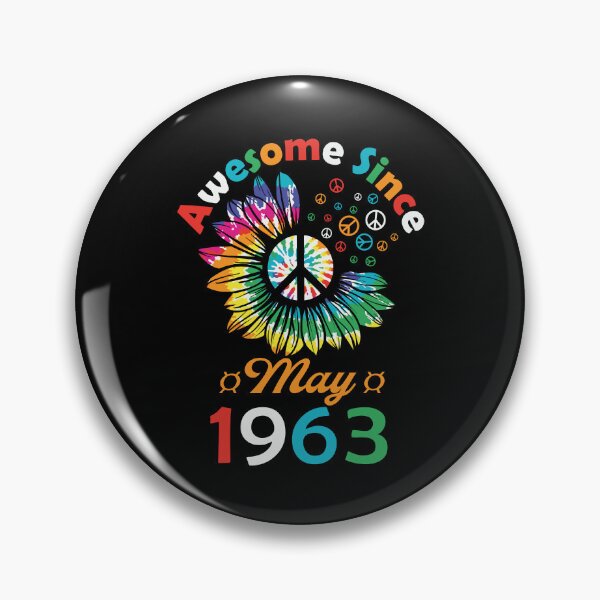 Item preview, Funny Birthday Quote, Awesome Since May 1963, Retro Birthday designed and sold by Estrytee.