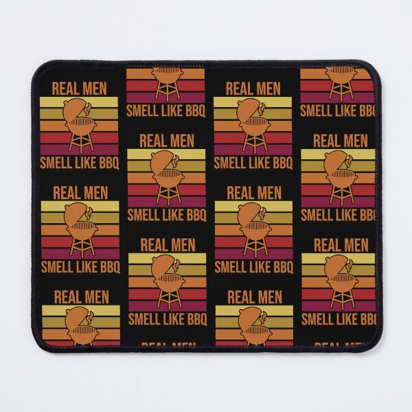Item preview, Real Men Smell Like Barbecue Funny Retro Vintage Cool Saying For Real Mens designed and sold by pedrored369.