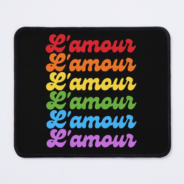 Item preview,  Rainbow Love, L'Amour, Love In French for Lovers designed and sold by HappyPeeps.