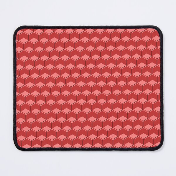 Item preview, Abstract red geometric hexagon pattern designed and sold by philbraxton.