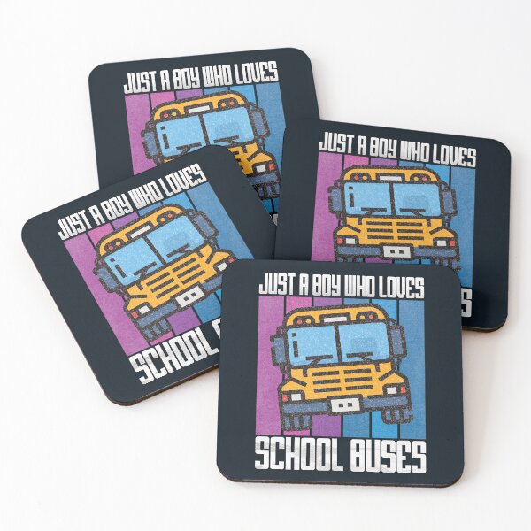 Item preview, Just a boy who loves school buses - funny quote designed and sold by VichallanStudio.