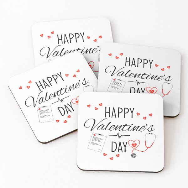 Item preview, Doctors Valentines day with stethoscope and hearts  designed and sold by johndesignwaves.