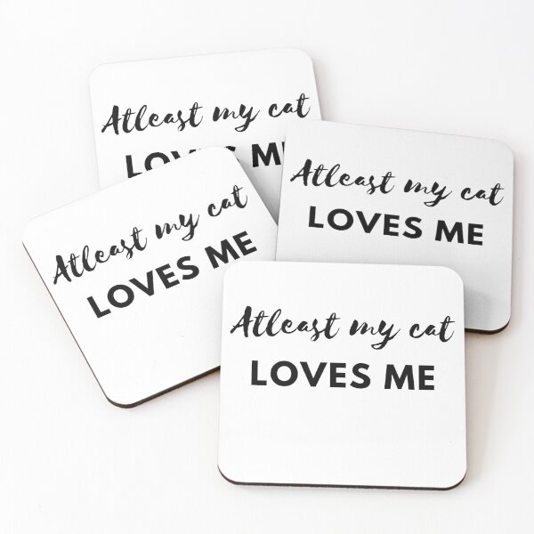Item preview, At least my cat loves me, Valentines designed and sold by Sam Artist.