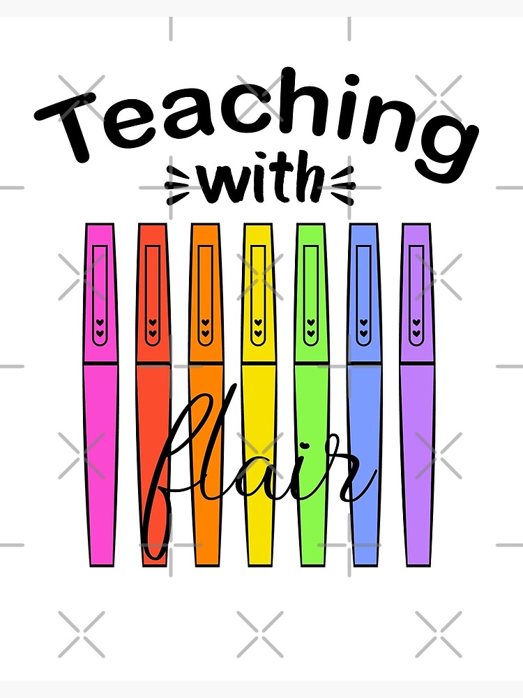 Teacher with Flair Quote with Flair Pen Bundle | Greeting Card