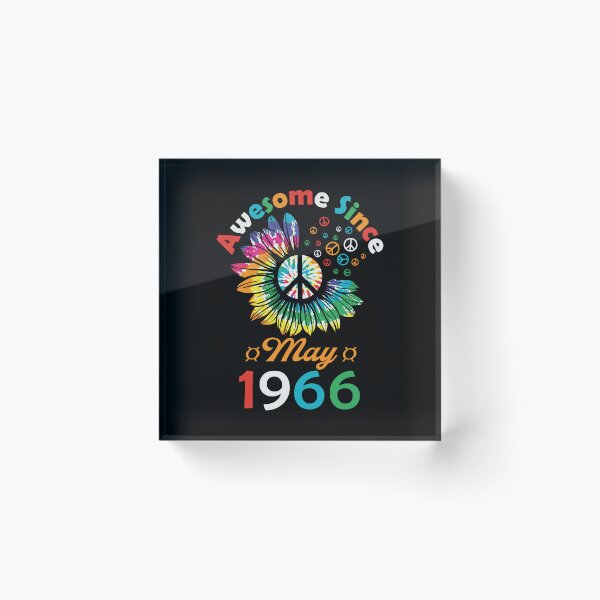 Item preview, Funny Birthday Quote, Awesome Since May 1966, Retro Birthday designed and sold by Estrytee.