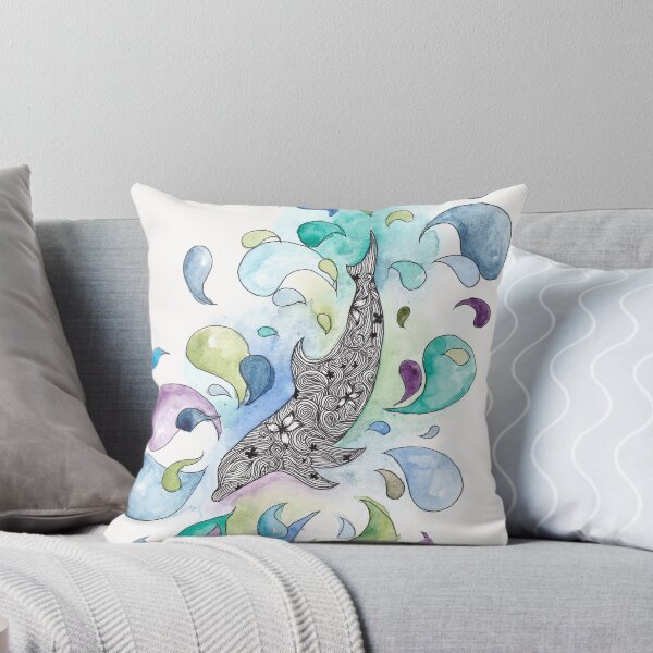 Item preview, Colourful Dolphin designed and sold by ishkaart.