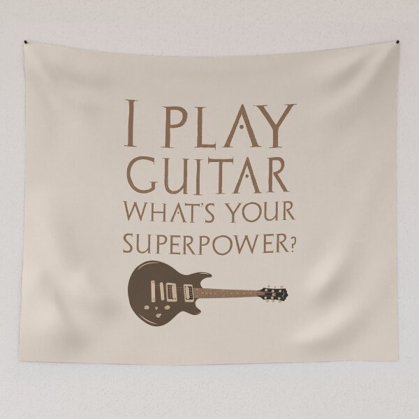 Item preview, I Play Guitar What's Your Super Power designed and sold by nando270.