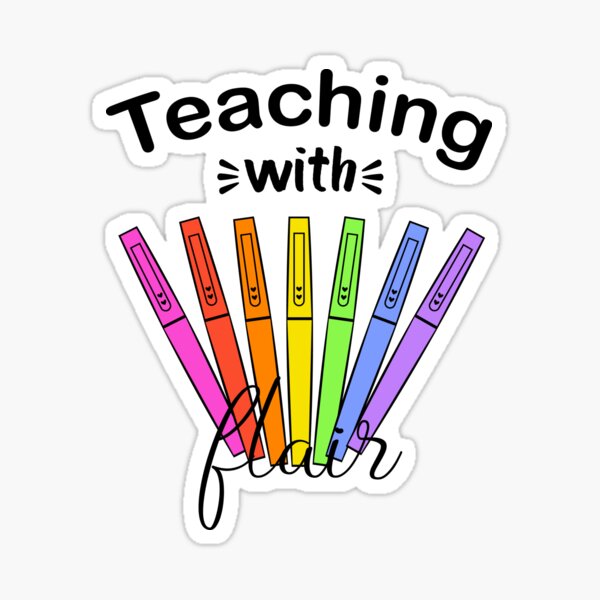 Teacher Pen Stickers for Sale