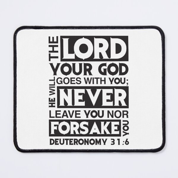 Item preview, Deuteronomy 31:6 designed and sold by plushism.