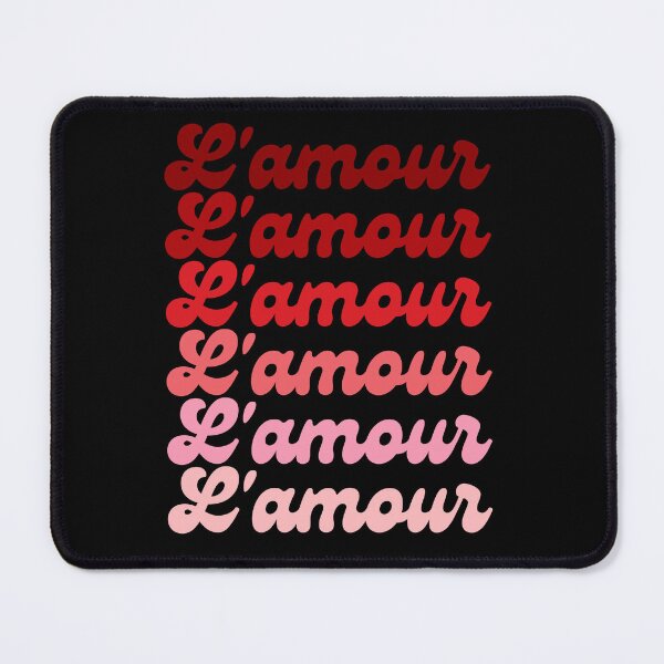 Item preview, L'Amour, Love In French for Lovers on Valentine's Day designed and sold by HappyPeeps.