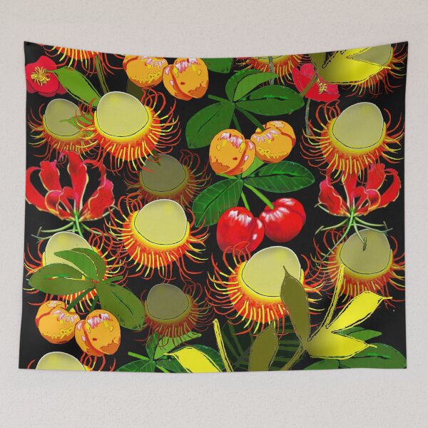 Item preview, RAMBUTAN & CHERRY SALAD designed and sold by KINGTOUCAN.