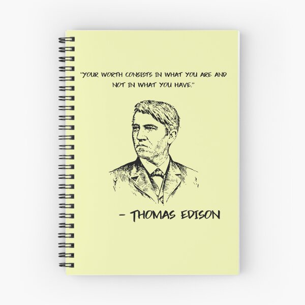 Item preview, Thomas Edison Inspirational Quote  designed and sold by LeftFieldFunny.