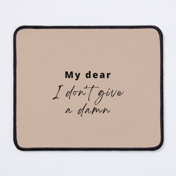 Item preview, My dear, I don´t give a damn - Clark Gable Quote designed and sold by AlfabetDesign.