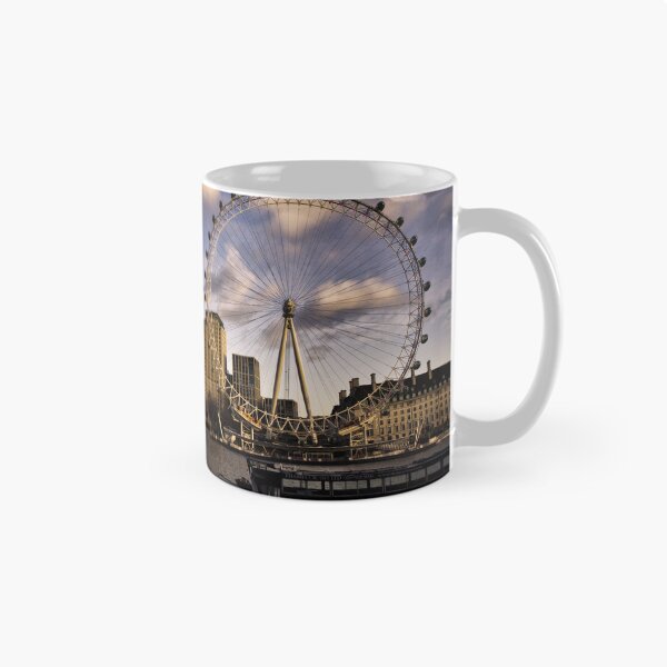 Item preview, The London eye and boats on the Thames designed and sold by Ann Biddlecombe.